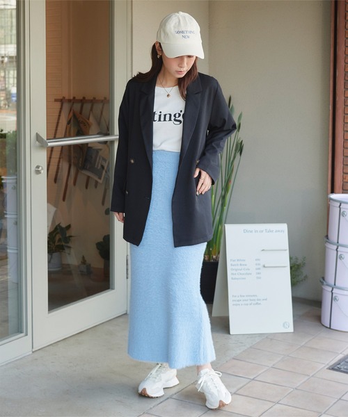 titivate(ティティベイト)の「ポイントロゴ刺繍キャップ(キャップ・レディース・ブラック/アイボリー/ブラウン/ネイビー/パープル・FREE)」の8枚目の写真