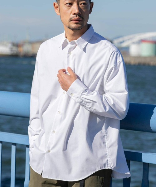 HIGH TWISTED RIB FRONT SWITCH SHORT SLEEVE T(FREE SIZE Khaki