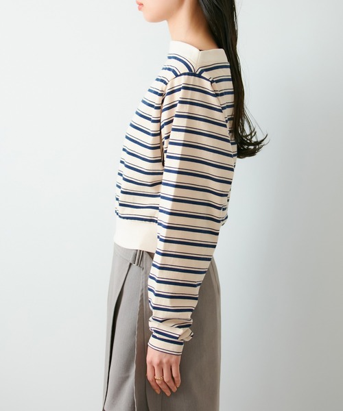 VIS(ビス)の「マルチボーダーオフショルトップス(Tシャツ/カットソー・レディース・レッド系その他4/ホワイト系その他5・FREE)」の13枚目の写真