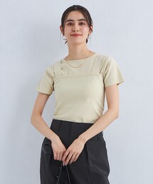 green label relaxing | TINY タイニー ニット ベアタンクトップ -ウォッシャブル・接触冷感-(タンクトップ)