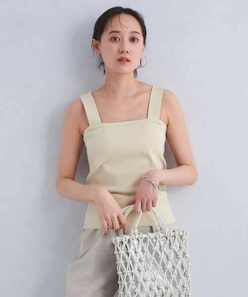 新品未使用品⭐︎ COZyプリントショートタンクトップ、ヘアバンド earth music&ecology タンクトップ ノースリーブ レイヤード