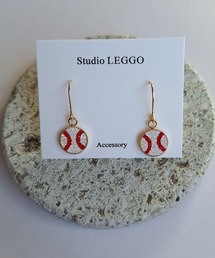 Studio LEGGO/野球ボールピアス