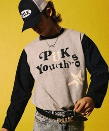P.U.K（ピーユーケー）の「【P.U.K】Youth Soul Printing Should Be Inserted Ls Tee（Tシャツ/カットソー）」