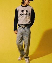 P.U.K（ピーユーケー）の「【P.U.K】Youth Soul Printing Should Be Inserted Ls Tee（Tシャツ/カットソー）」