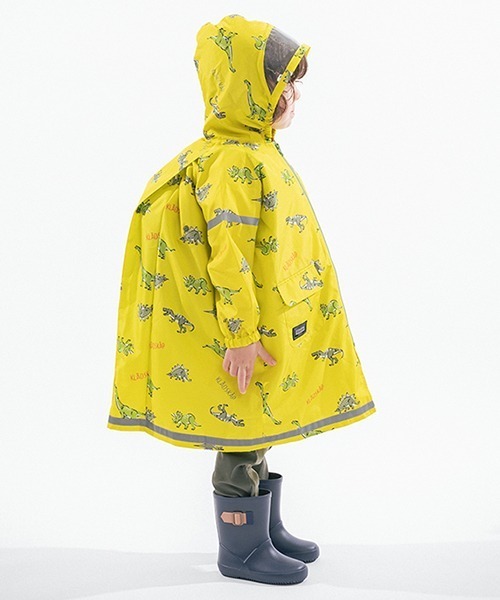 kladskap（クレードスコープ）の「総柄レインコート（レインコート/ポンチョ・キッズ・イエロー/ブルーグレー・L/M）」の16枚目の写真