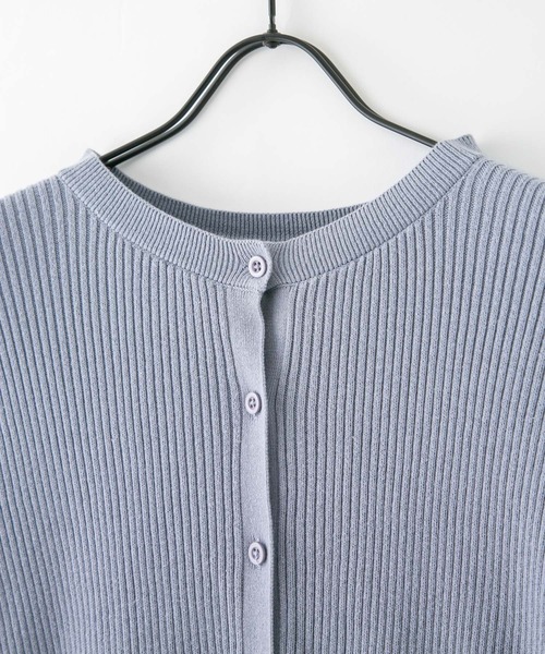 fort point（フォーポイント）の「【FORT POINT/フォートポイント】2WAYドルマンカーディガン（カーディガン/ボレロ・レディース・オフホワイト/クリアブルー/イエロー/ネイビー・MEDIUM）」の9枚目の写真