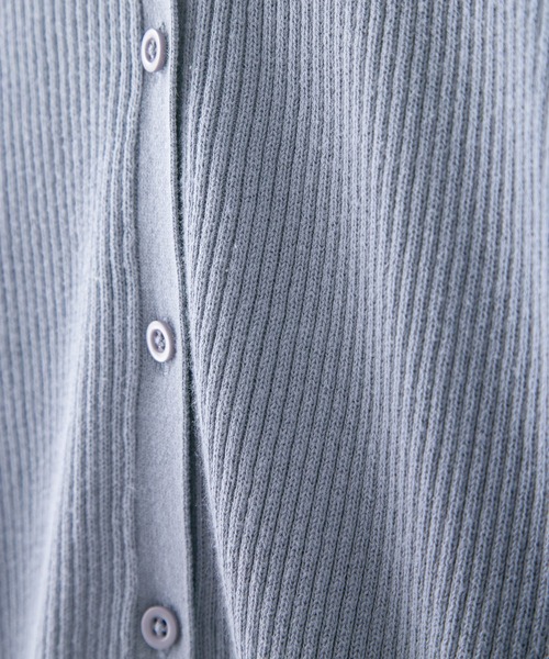 fort point（フォーポイント）の「【FORT POINT/フォートポイント】2WAYドルマンカーディガン（カーディガン/ボレロ・レディース・オフホワイト/クリアブルー/イエロー/ネイビー・MEDIUM）」の8枚目の写真