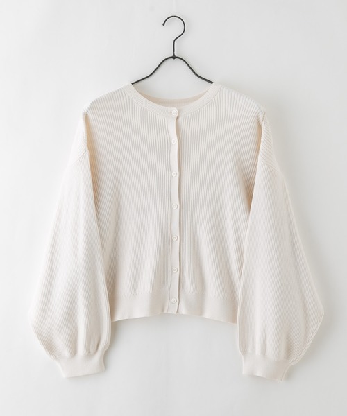 fort point（フォーポイント）の「【FORT POINT/フォートポイント】2WAYドルマンカーディガン（カーディガン/ボレロ・レディース・オフホワイト/クリアブルー/イエロー/ネイビー・MEDIUM）」の13枚目の写真