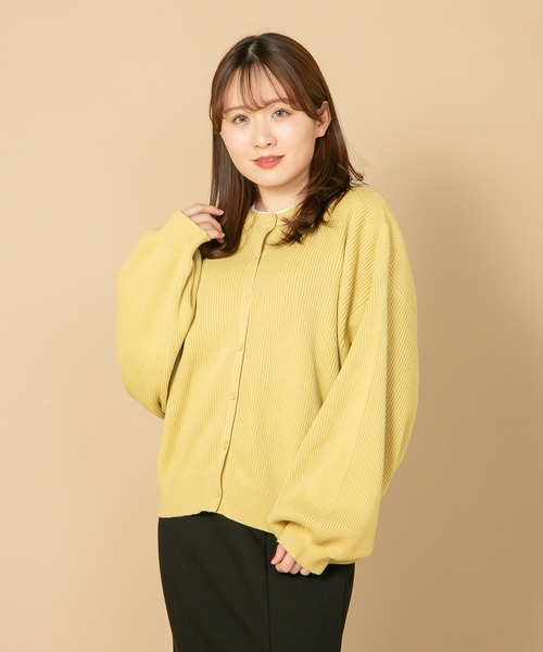 fort point（フォーポイント）の「【FORT POINT/フォートポイント】2WAYドルマンカーディガン（カーディガン/ボレロ・レディース・オフホワイト/クリアブルー/イエロー/ネイビー・MEDIUM）」の17枚目の写真