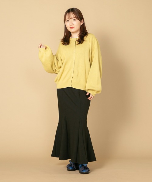 fort point（フォーポイント）の「【FORT POINT/フォートポイント】2WAYドルマンカーディガン（カーディガン/ボレロ・レディース・オフホワイト/クリアブルー/イエロー/ネイビー・MEDIUM）」の14枚目の写真