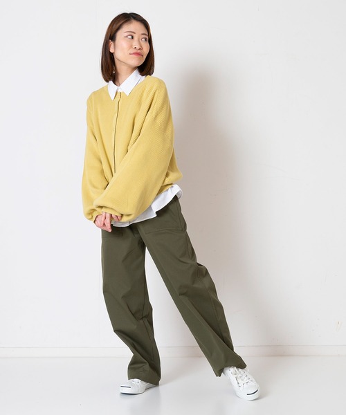 fort point（フォーポイント）の「【FORT POINT/フォートポイント】2WAYドルマンカーディガン（カーディガン/ボレロ・レディース・オフホワイト/クリアブルー/イエロー/ネイビー・MEDIUM）」の19枚目の写真