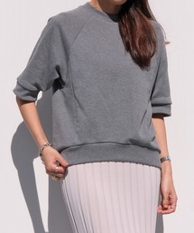 ハーフスリーブスウェットプルオーバー