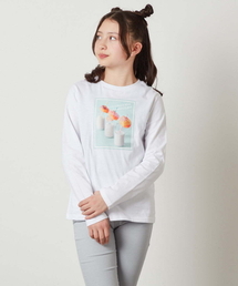 a.v.v（アーヴェヴェ）の「[160]フォトプリントロンＴ（Tシャツ/カットソー・キッズ）」