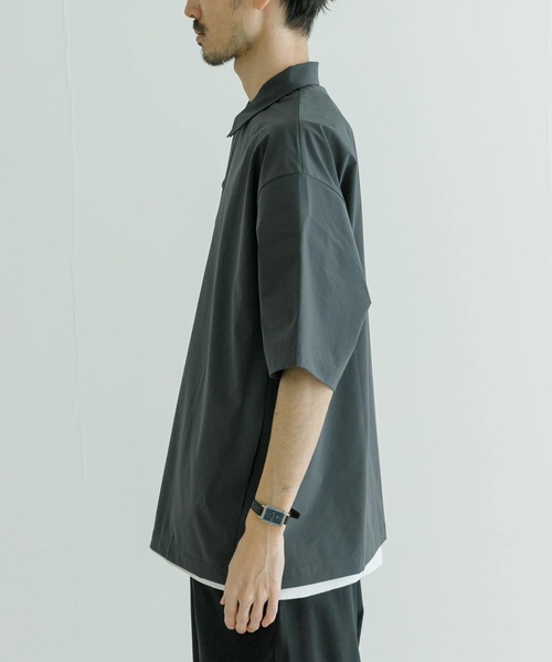URBAN RESEARCH（アーバンリサーチ）の「『XLサイズあり』『撥水』SOLOTEX STRETCH ポロシャツ（ポロシャツ・メンズ・グレー系その他/ブラック/チャコールグレー・MEDIUM/LARGE/X-LARGE）」の16枚目の写真