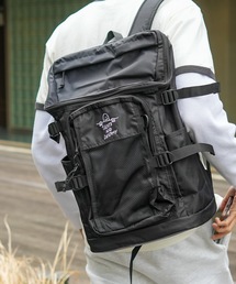 GONZ BACKPACK 30L/スラッシャーノートパソコン収納可能撥水加工ジップフラップデザインバッグパックリュックサック