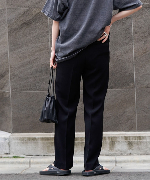 OUTDOOR PRODUCTS（アウトドアプロダクツ）の「センタープレス イージースラックス（スラックス・レディース・グレー/ブラック/ピンク系その他・36/38/40）」の6枚目の写真