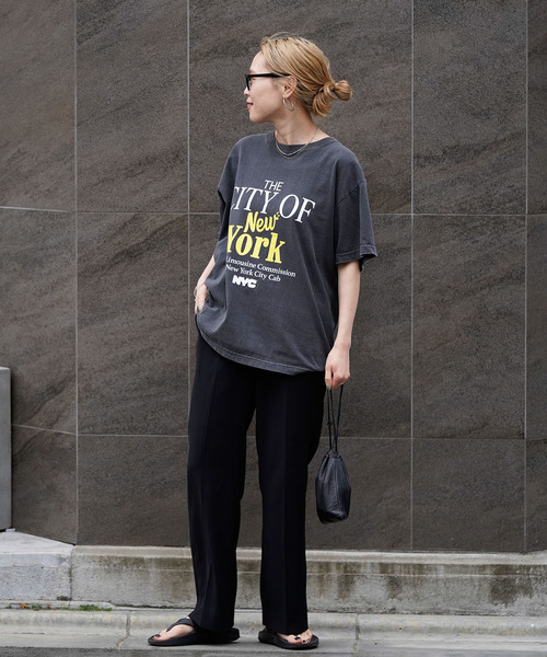 OUTDOOR PRODUCTS（アウトドアプロダクツ）の「センタープレス イージースラックス（スラックス・レディース・グレー/ブラック/ピンク系その他・36/38/40）」の7枚目の写真