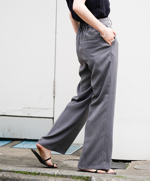 OUTDOOR PRODUCTS（アウトドアプロダクツ）の「センタープレス イージースラックス（スラックス・レディース・グレー/ブラック/ピンク系その他・36/38/40）」の16枚目の写真