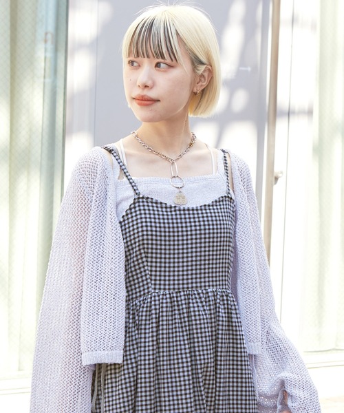 w closet（ダブルクローゼット）の「ギンガムチェックワンピース