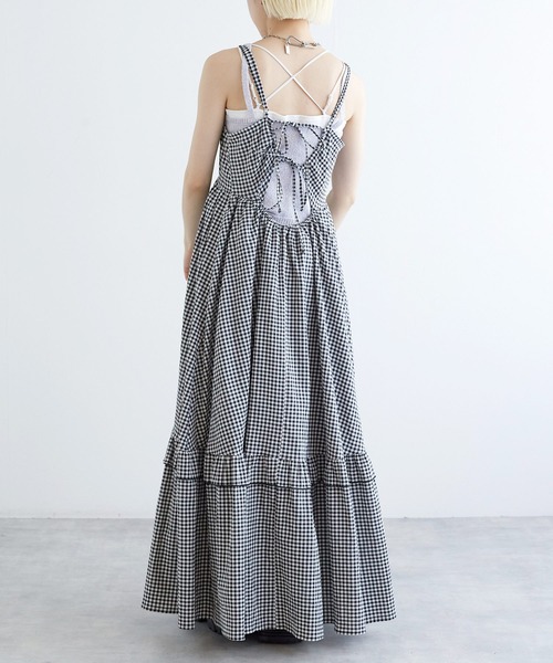 w closet（ダブルクローゼット）の「ギンガムチェックワンピース
