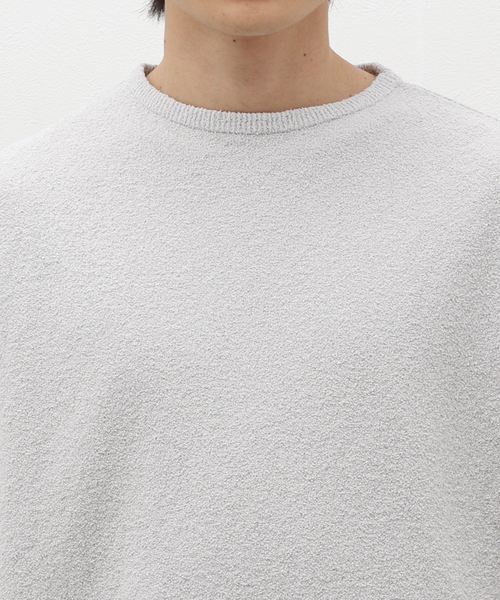 【ウェルノード】Paper boucle No sleeve knit セール】【walenode / ウェルノード】Paper boucle No sleeve knit wea