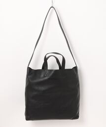 【Km】【it】【ADAM PATEK】shrink leather big tote bag/レザービッグトートバッグ