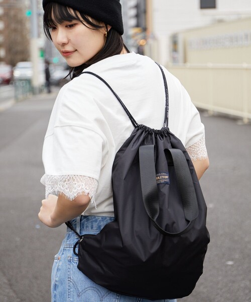 PUBLUX(パブリュクス)の「PENDLETON × PUBLUX/ペンドルトン 別注 2WAY リップストップ ナップザック 限定展開(バックパック/リュック・レディース・オリーブ/グレー/ブラック・ONE SIZE)」の11枚目の写真