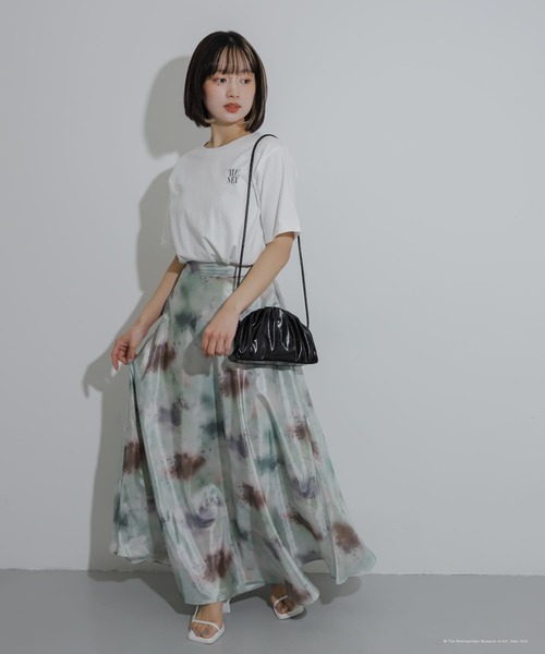 SENSE OF PLACE by URBAN RESEARCH（センスオブプレイスバイアーバンリサーチ）の「『別注』THE MET×SENSE OF PLACE　アートグラフィックTシャツB（Tシャツ/カットソー・レディース・オフホワイト・ONE）」の9枚目の写真