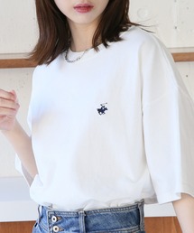 BEVERLY HILLS POLO CLUB | ワンポイントロゴ刺繍【BEVERLY HILLS POLO CLUB】クルーネックビンテージポニーTシャツ 半袖 4222-4752(Tシャツ/カットソー)