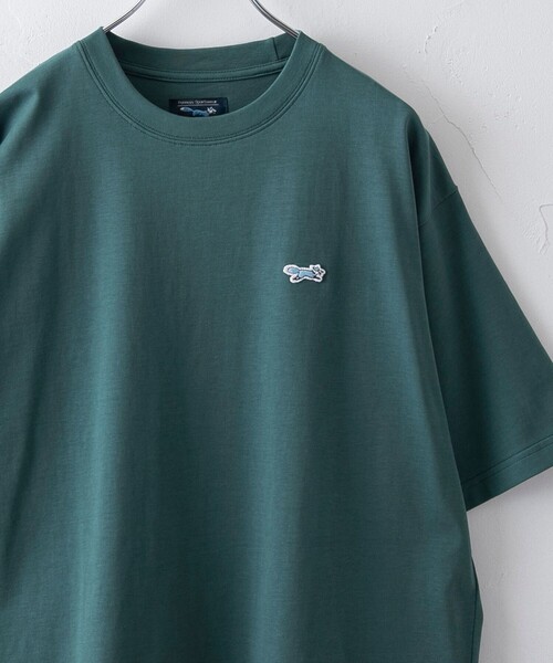 PENNEYS（ぺニーズ）の「Penneys（ぺニーズ）別注クルーネックTシャツ（WEB限定カラー）（Tシャツ/カットソー・メンズ・ホワイト/ブラック/ベージュ/ネイビー/その他1/その他2/ケリーグリーン/ロイヤルブルー・S/M/L/XL）」の4枚目の写真