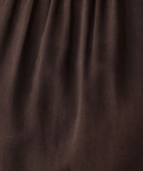 FOUND GOOD（ファウンドグッド）の「2WAY麻混フリルブラウス（シャツ/ブラウス・レディース・ブラウン系8/ピンク系5/ブラック/ホワイト系5・M/L/S）」の16枚目の写真