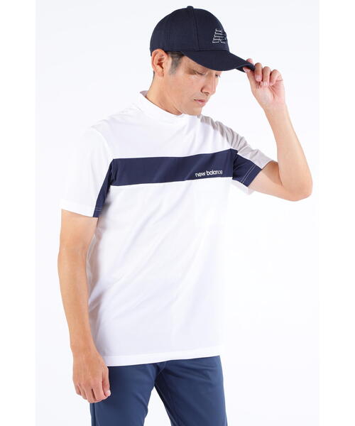 New Balance Golf（ニューバランスゴルフ）の「モックネック プルオーバー カットソー（Tシャツ/カットソー・メンズ・イエロー/ダークインディゴブルー/ホワイト・MEDIUM/X-LARGE/XX-LARGE/LARGE）」の7枚目の写真