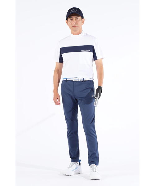 New Balance Golf（ニューバランスゴルフ）の「モックネック プルオーバー カットソー（Tシャツ/カットソー・メンズ・イエロー/ダークインディゴブルー/ホワイト・MEDIUM/X-LARGE/XX-LARGE/LARGE）」の8枚目の写真