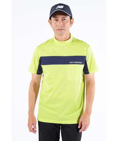 New Balance Golf（ニューバランスゴルフ）の「モックネック プルオーバー カットソー（Tシャツ/カットソー・メンズ・イエロー/ダークインディゴブルー/ホワイト・MEDIUM/X-LARGE/XX-LARGE/LARGE）」の13枚目の写真