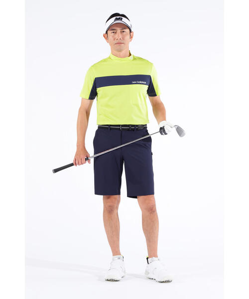 New Balance Golf（ニューバランスゴルフ）の「モックネック プルオーバー カットソー（Tシャツ/カットソー・メンズ・イエロー/ダークインディゴブルー/ホワイト・MEDIUM/X-LARGE/XX-LARGE/LARGE）」の15枚目の写真