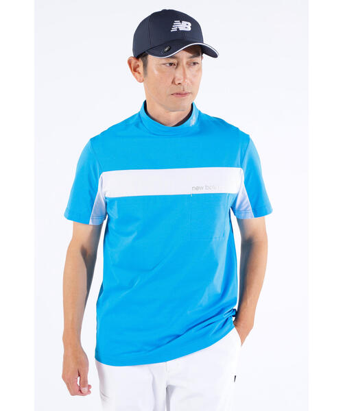 New Balance Golf（ニューバランスゴルフ）の「モックネック プルオーバー カットソー（Tシャツ/カットソー・メンズ・イエロー/ダークインディゴブルー/ホワイト・MEDIUM/X-LARGE/XX-LARGE/LARGE）」の19枚目の写真