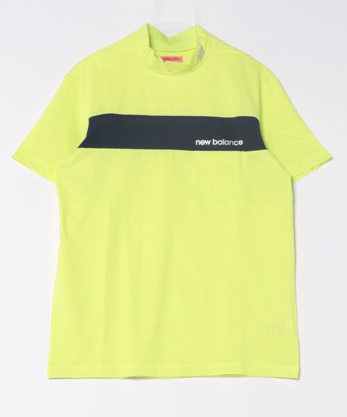 New Balance Golf（ニューバランスゴルフ）の「モックネック プルオーバー カットソー（Tシャツ/カットソー・メンズ・イエロー/ダークインディゴブルー/ホワイト・MEDIUM/X-LARGE/XX-LARGE/LARGE）」の5枚目の写真
