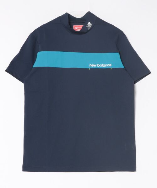 New Balance Golf（ニューバランスゴルフ）の「モックネック プルオーバー カットソー（Tシャツ/カットソー・メンズ・イエロー/ダークインディゴブルー/ホワイト・MEDIUM/X-LARGE/XX-LARGE/LARGE）」の6枚目の写真