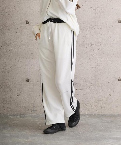 NORA（ノラ）の「NORA/ノラ/ジャージラインパンツ（その他パンツ・レディース・チャコールグレー/ホワイト/グレー系その他3・L/M/XL）」の8枚目の写真