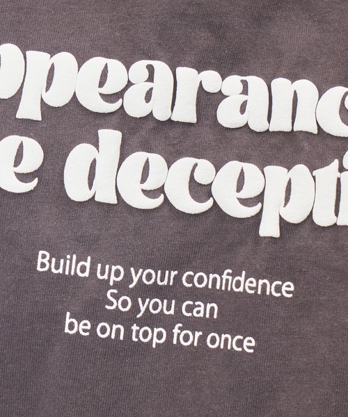 SPIRALGIRL（スパイラルガール）の「肩パット入りパフプリントノースリーブトップス（Tシャツ/カットソー・レディース・ブラック/ホワイト/パープル・FREE）」の9枚目の写真