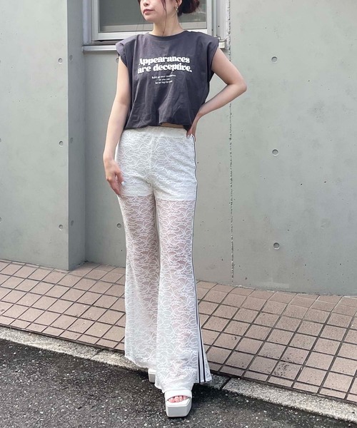 SPIRALGIRL（スパイラルガール）の「肩パット入りパフプリント