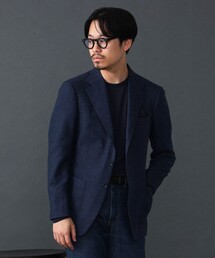 BEAMS F ヘリンボーン テーラードジャケット　48 BEAMS F（ビームスエフ）の「MARLING&EVANS ウール ヘリンボーン