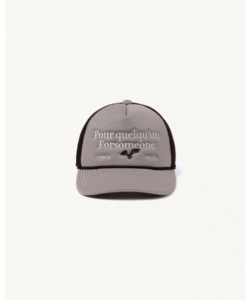FORSOMEONE（フォーサムワン）の「FORSOMEONE FR NAME TRUCKER CAP