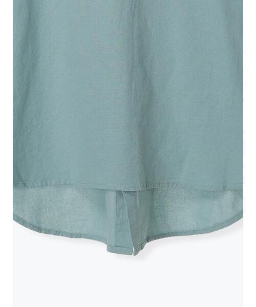 Samansa Mos2（サマンサ モスモス）の「後ろ開き七分袖スキッパーチュニック（チュニック・レディース・ベージュ/イエロー/チャコールグレー/キナリ/ミント・F）」の9枚目の写真