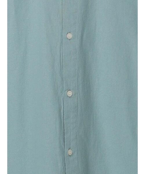 Samansa Mos2（サマンサ モスモス）の「後ろ開き七分袖スキッパーチュニック（チュニック・レディース・ベージュ/イエロー/チャコールグレー/キナリ/ミント・F）」の11枚目の写真