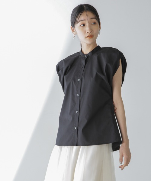 フレンチスリーブバルーンシャツ（シャツ/ブラウス）｜nano･universe（ナノユニバース）