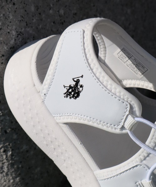 U.S. POLO ASSN.（ユーエスポロアッスン）の「【U.S. POLO ASSN./ユーエスポロアッスン】軽量 ワンポイント スポーツサンダル（サンダル・レディース・ホワイト/ブラック/ベージュ・22.0cm/23.0cm/24.0cm/23.5cm/24.5cm/25.0cm）」の19枚目の写真