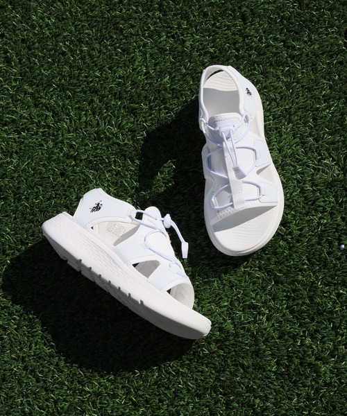 U.S. POLO ASSN.（ユーエスポロアッスン）の「【U.S. POLO ASSN./ユーエスポロアッスン】軽量 ワンポイント スポーツサンダル（サンダル・レディース・ホワイト/ブラック/ベージュ・22.0cm/23.0cm/24.0cm/23.5cm/24.5cm/25.0cm）」の18枚目の写真