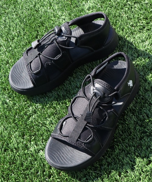 U.S. POLO ASSN.（ユーエスポロアッスン）の「【U.S. POLO ASSN./ユーエスポロアッスン】軽量 ワンポイント スポーツサンダル（サンダル・レディース・ホワイト/ブラック/ベージュ・22.0cm/23.0cm/24.0cm/23.5cm/24.5cm/25.0cm）」の20枚目の写真