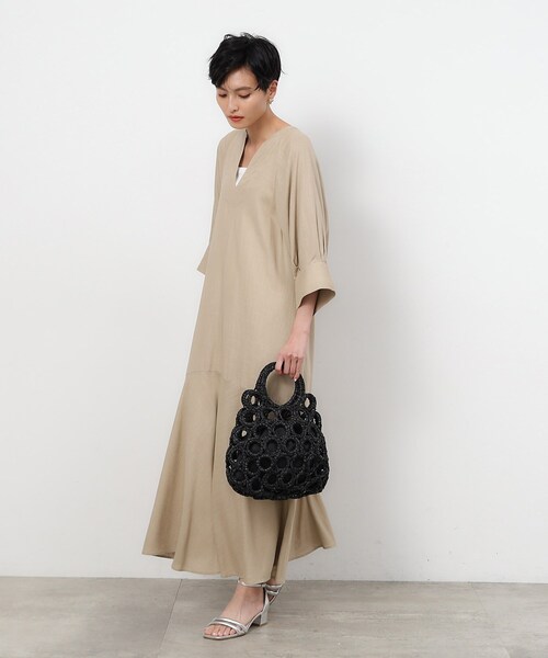 OPAQUE.CLIP（オペークドットクリップ）の「◆リングメッシュデザインバッグ（ハンドバッグ・レディース・ブラック/アイボリー・00）」の15枚目の写真